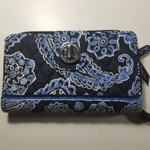 NWOT Vera Bradley Indigo Turn Lock Wallet